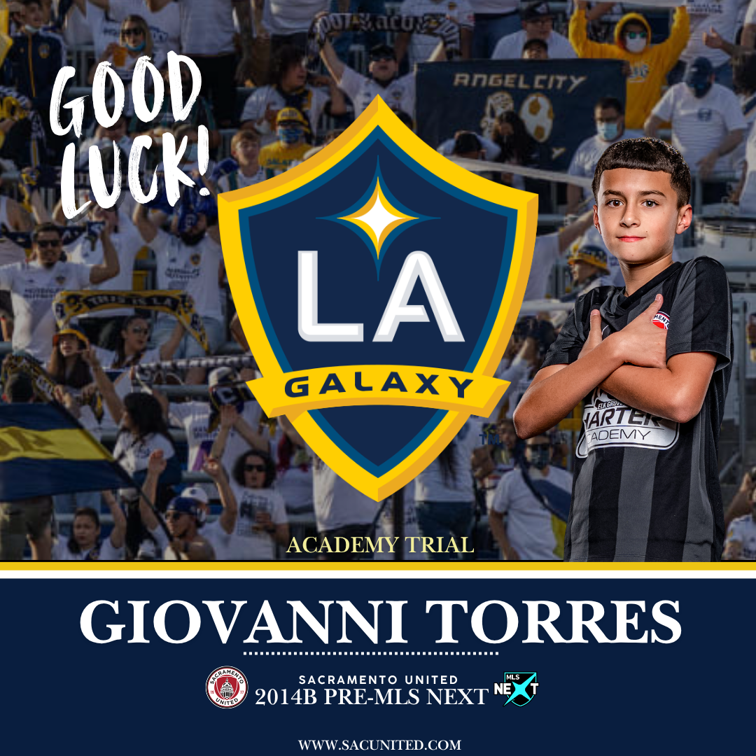 Sac United Player Gio Earns Trial Opportunity w/ LA Galaxy featured image