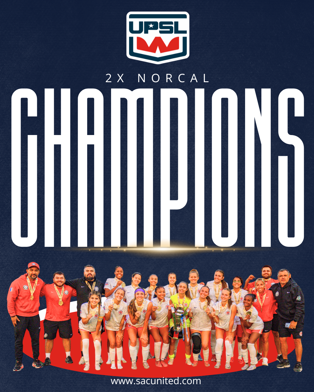 Sac United UPSL Women Capture Second NorCal Championship, Advance to National Finals featured image